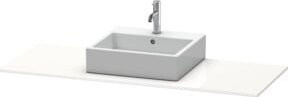Duravit Konsole XSquare in Grau mit Waschbecken B/T/H: 140 x 55 x 1,6 cm - Bild 1