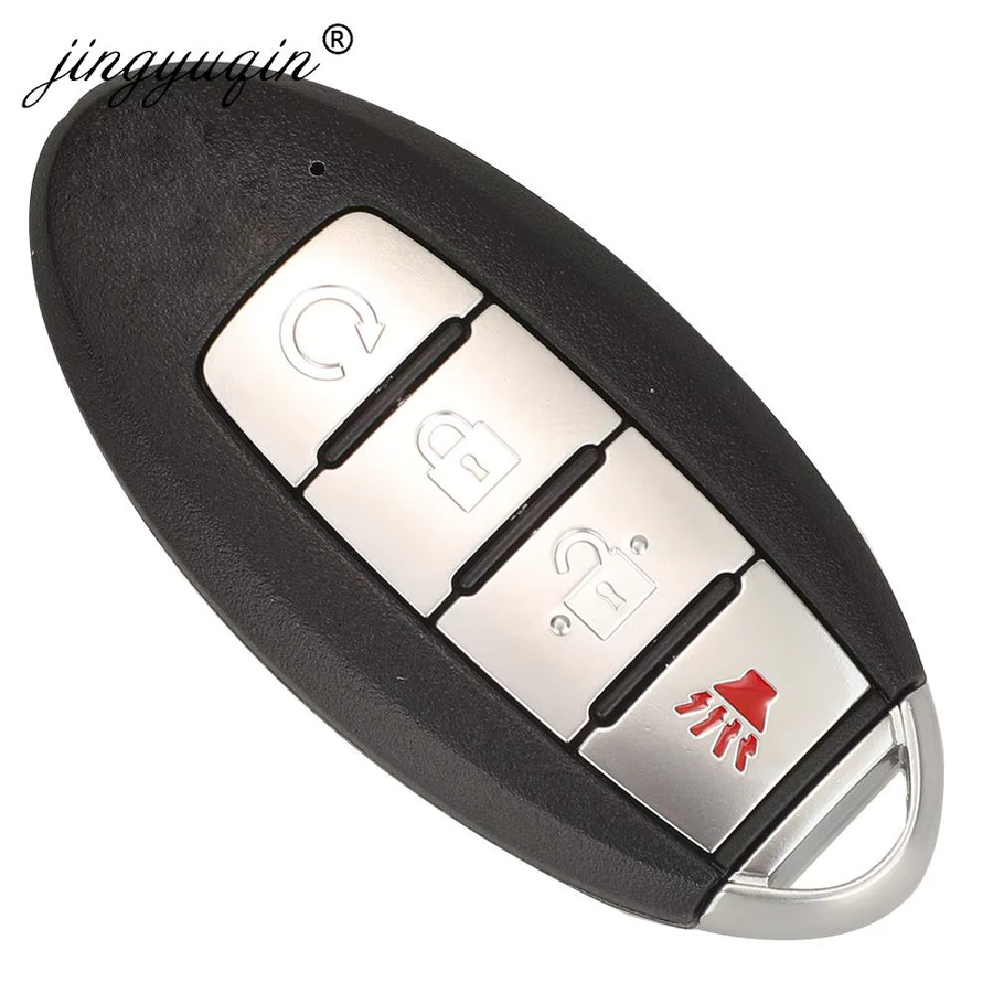 jingyuqin Fernbedienungsschlüssel für Nissan Kicks und Rogue 2018-2021, 433,92MHz 4A Proximity Smart Keyless FOB KR5TXN3, Schwarz - Bild 2
