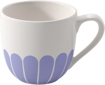 Villeroy & Boch Espressotasse FLEUR in Blau und Weiß aus Bone China - Bild 1