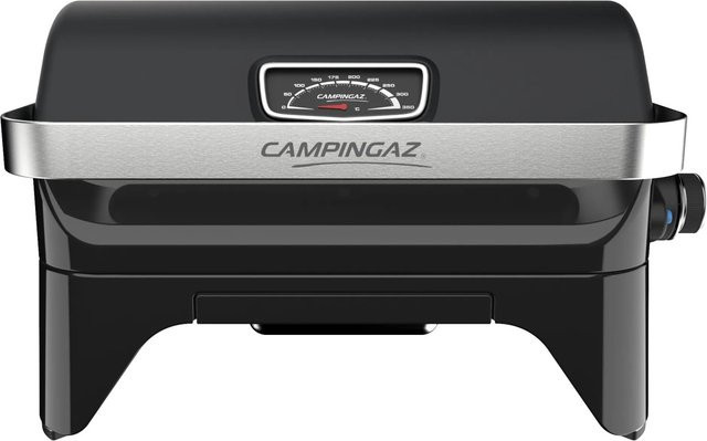 Campingaz Gasgrill Attitude 2go R in Schwarz und Silbergrau mit integriertem Thermometer und InstaClean System, B/T/H: 59 x 39 x 36 cm - Bild 1