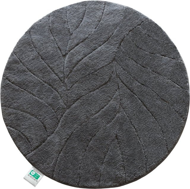 Floordirekt Badematte Maris Rund Dunkelgrau Durchmesser: 30 cm - Bild 1