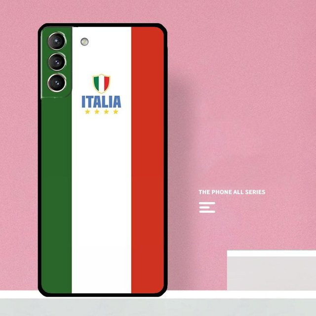 Handyhülle mit Italien Flagge Design für Samsung Galaxy S26 S25 S24 S23 S22 S21 S20 S10 Plus und FE Modelle in Multicolor - Bild 1