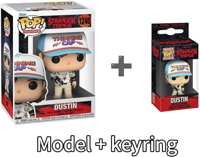 Stranger Things Dustin Modell Heimdekoration mit Schlüsselanhänger in Multicolour - Bild 1
