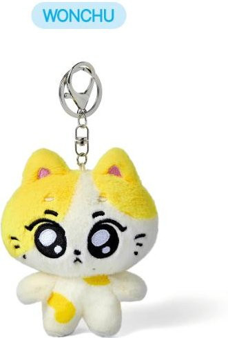 ENHYPEN Plüsch Schlüsselanhänger WONCHU yellow, Unisex - Bild 1