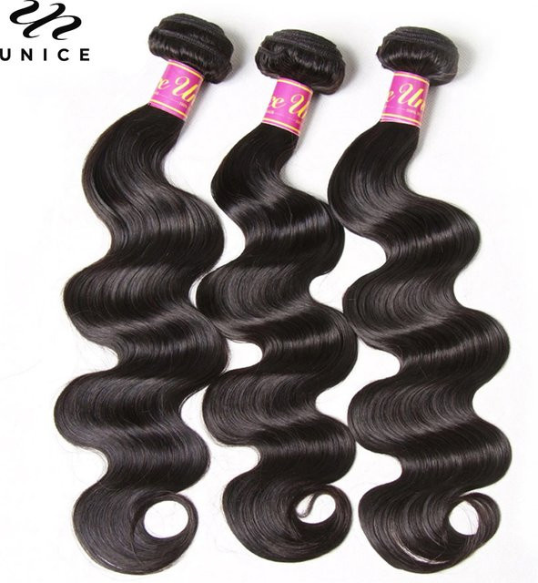 UNice Haar Bundles, Natürliche Farbe, 100% Echtes Haar - Bild 1