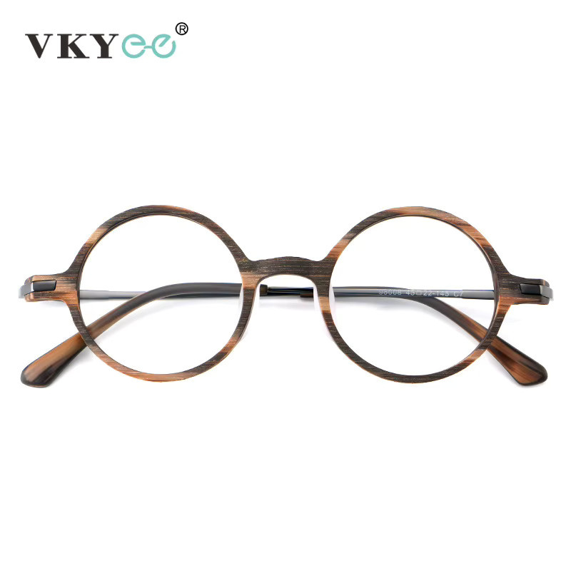 VICKY Lesebrille, rund, Acetat, Vollrand, braun, Unisex - Bild 2
