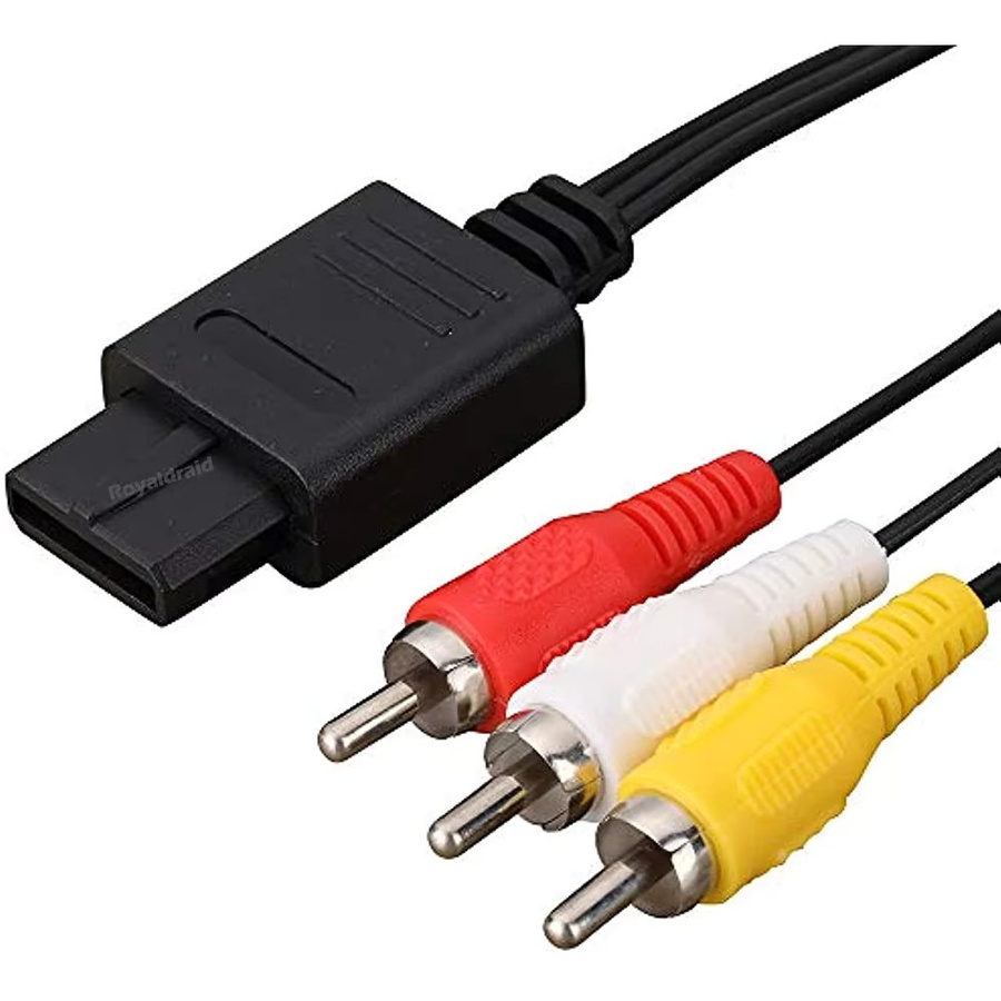 HeroAngel 10er Set Retro Composite-Video-AV-Kabel, 1,8 m lang, kompatibel mit N64, GameCube, SNES und SFC Spielkonsolen - Bild 2