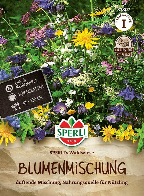 SPERLI Blumensamen Waldwiese mehrfarbig - Bild 1