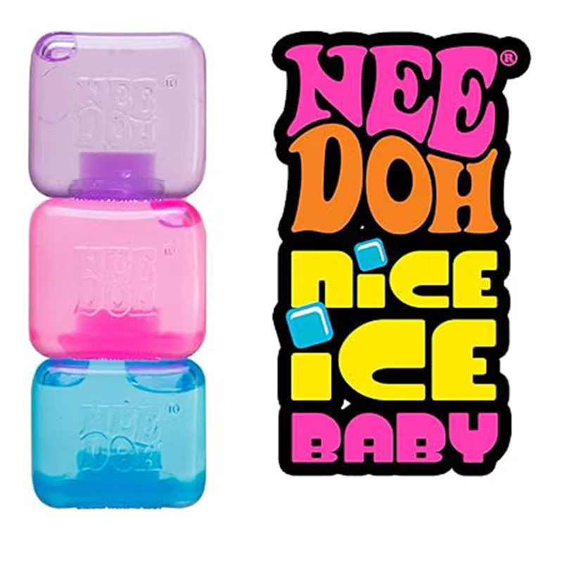Schylling NeeDOH Nice Cube, Fidget-Spielzeug, pink - Bild 2