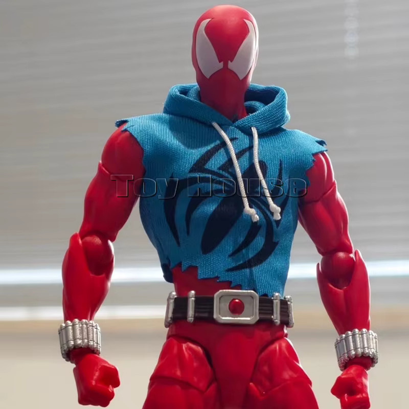 Mess Toys Marvel Spiderman Ultimate Spider-Man Actionfigur, Rot und Blau - Bild 3
