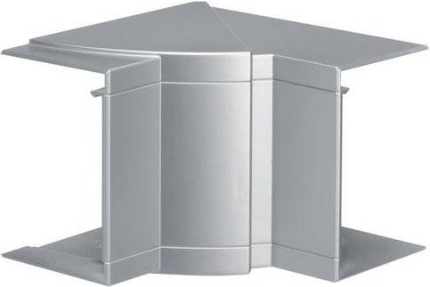 Hager BR651004HLAN Inneneck in Aluminium Silber B: 100 mm, T: 68 mm - Bild 1