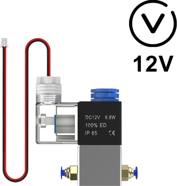 NEJE AF3 12V Auto-Control Elektromagnetisches Ventil Luftunterstützungs-Kit in Schwarz für NEJE und andere 12V Lasermodule - Bild 1