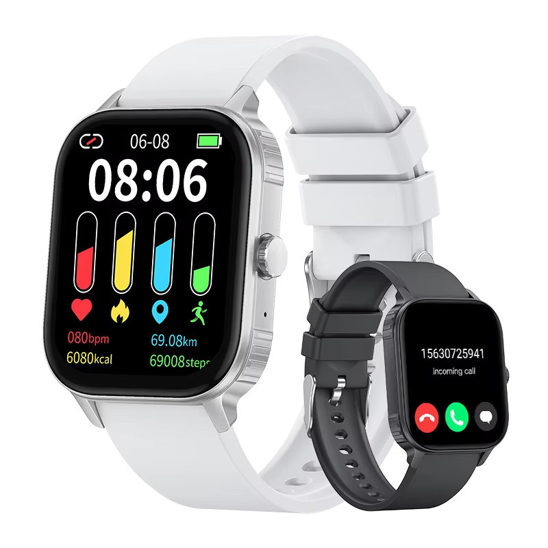 LIGE Smartwatch mit Full Touch Screen, IP68 wasserdicht und Sprachanruf-Funktion, Farbe: Weiß - Bild 7
