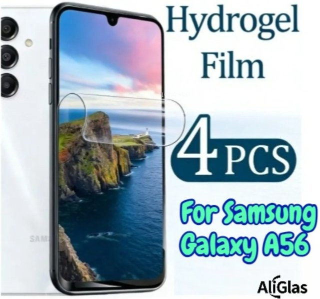 4 Stück Hydrogel-Displayschutzfolien für Samsung Galaxy A56 in Transparent mit HD-Bildqualität - Bild 1