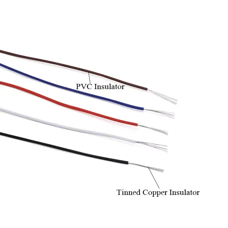 UL1571 Elektronischer Draht mit PVC-Isolierung aus verzinntem Kupfer für DIY-Projekte und LED-Verkabelungen in Grau oder Mehrfarbig - Bild 2