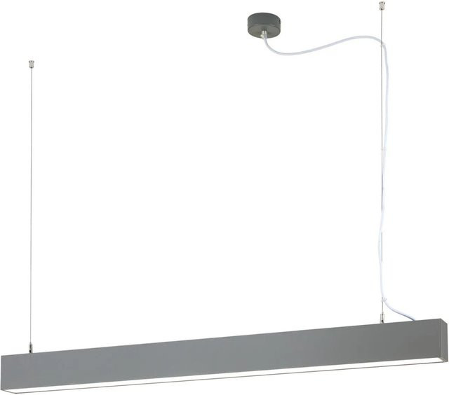 Orion Leuchten LED Hängeleuchte in Grau mit modernem minimalistischem Design, 38W und 3980lm - Bild 1