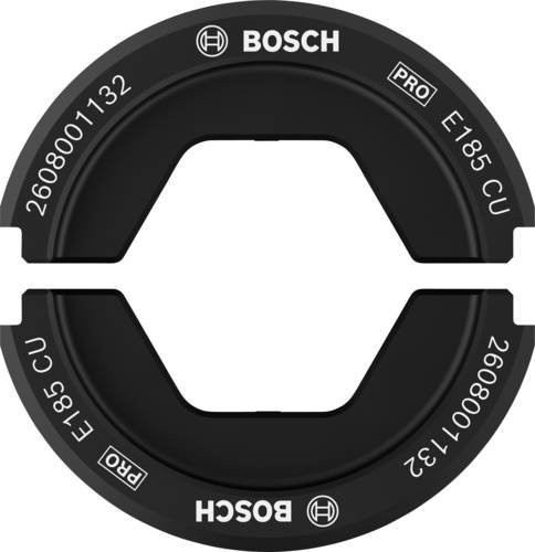Bosch Presseinsatz E185 CU für Rohrkabelschuhe und Rohrverbinder 185 mm² in Schwarz und Stahl - Bild 1