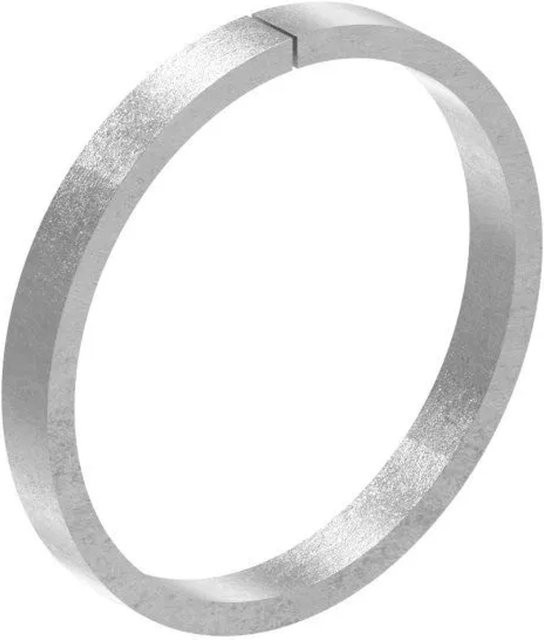 FeNau Edelstahl Ring Stahl Roh Silber AußenØ: 108 mm, Wandstärke: 6 mm, Breite: 12 mm - Bild 1