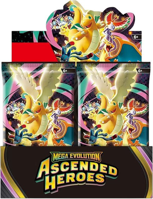 KAYOU Pokemon-Karten MEGA EVOLUTION Ascended Heroes, Elite Trainer Box, 360 Stück/Set, ab 6 Jahren - Bild 1
