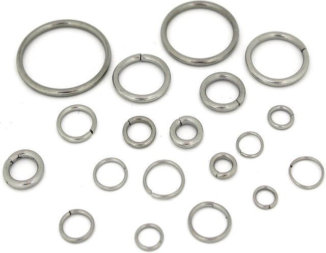SUMOORL Biegeringe Edelstahl, Spaltringe, Verbinder - Bild 1