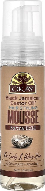 Okay Pure Naturals Haarstyling-Mousse, 221 ml, für lockiges Haar - Bild 1