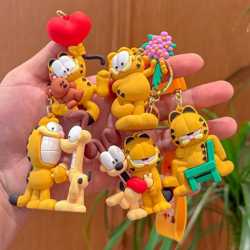 Garfield Plüsch-Rucksackanhänger, Schlüsselanhänger - Bild 1