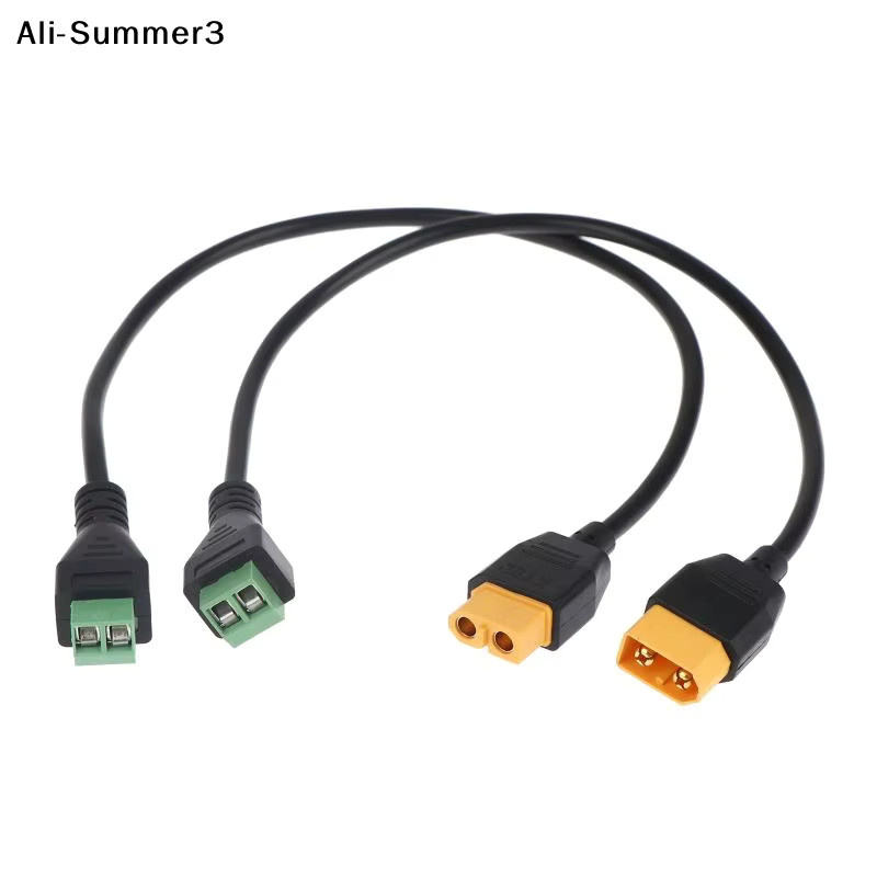 Vx3 2-poliger lötfreier Anschluss für XT60-Stecker und -Buchsen, schwarzes Ladekabel für UAV-Balance-Ladegeräte und Solarpanel-Geräte - Bild 2