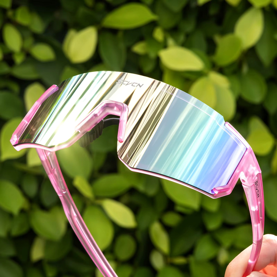 SCVCN Sportsonnenbrille, Unisex, Vollrand, Kunststoff - Bild 2
