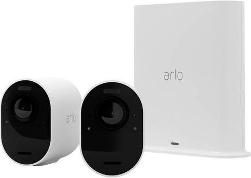 Arlo Ultra 2 4K Kabelloses WLAN IP-Überwachungskamera-Set VMS5240-200EUS mit 3840 x 2160 Pixeln - Bild 2