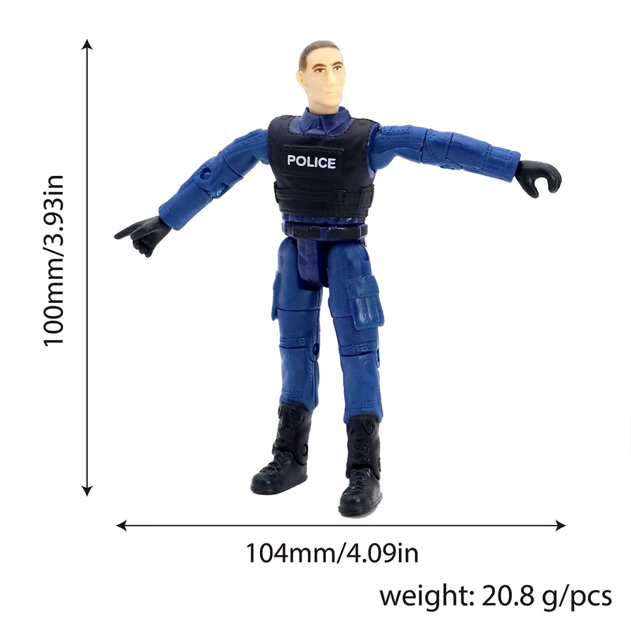 WWXRC Actionfigur, 2-5 Stück, 3,75 Zoll, mit Gelenkmobilität, Zubehör - Bild 3