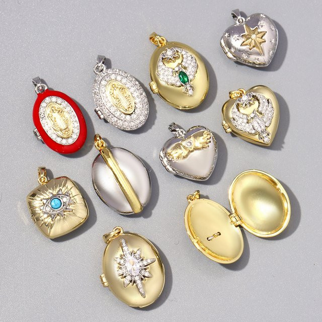 LAVIXMIA Anhänger, Bicolor, Gold, Zirkonia, Damen - Bild 1