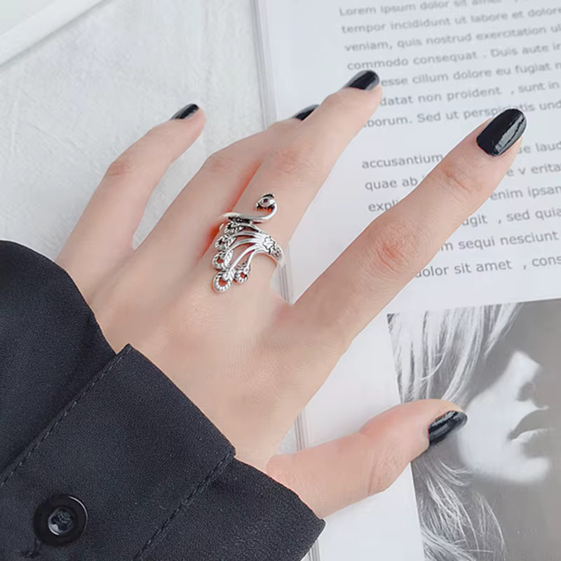 GaGa-Duck Ring 925 Silber, Kristall, Vintage - Bild 3