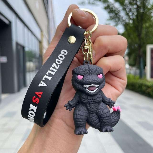PRELEXT Schlüsselanhänger King Kong VS Godzilla, PVC, Kinder, Unisex - Bild 1