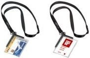 Durable Ausweisehüllen Set aus Kunststoff, 10 Stück, Anthrazit und Transparent - Bild 1