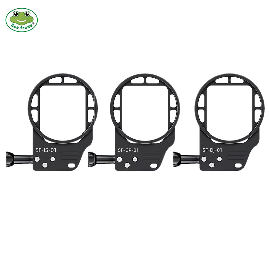 Seafrogs Aluminiumlegierungs-Filterrahmen in Schwarz mit 67mm Gewindeanschluss für Insta 360 ACE 2, GoPro 9-13 und DJI Action 3/4/5 - Bild 3