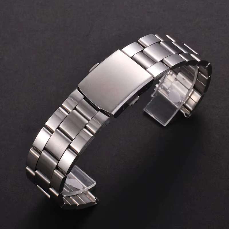 TINUORA Uhrenarmband Edelstahl, Silber, Unisex - Bild 2