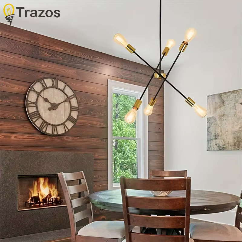 TRAZOS LED Deckenleuchte in Schwarz aus Metall im modernen Zweig-Design für Wohnzimmer, Schlafzimmer und Esszimmer - Bild 4