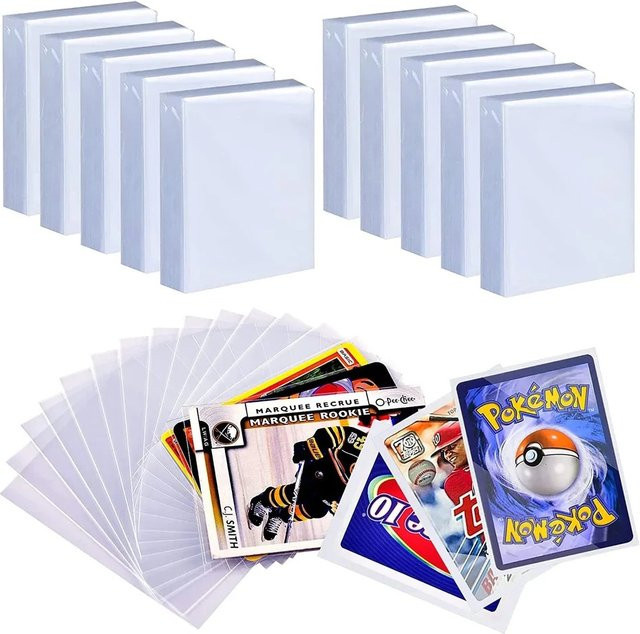 Bandai Pokémon Spielkarten Abdeckung, transparente Schutzhülle, 100 Stück - Bild 1