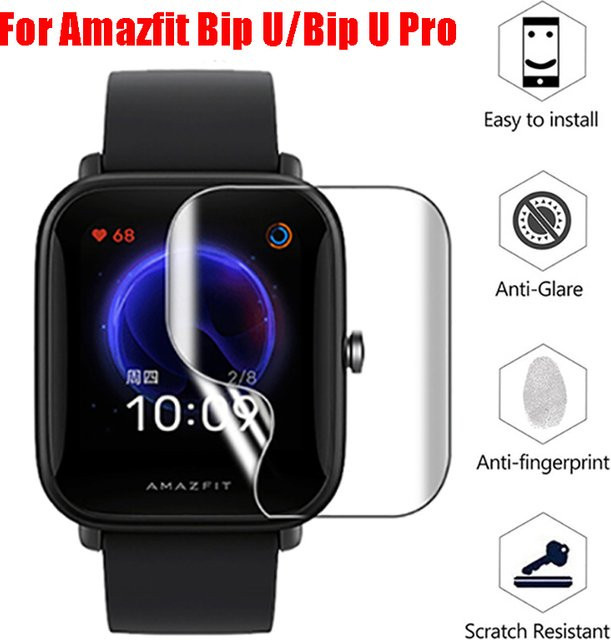 Huami Schutzhülle für Amazfit Bip U/Bip U Pro, transparent, Kunststoff, Unisex - Bild 1