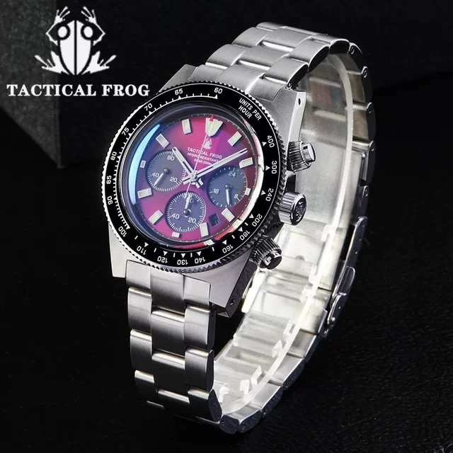 Tactical Frog Chronograph, Solar, Edelstahl, Saphirglas, 20 ATM, Herren - Bild 1
