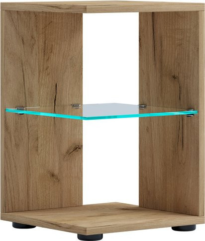 VCM Beistelltisch Elani in Braun, B/T/H: 30 x 30 x 45 cm - Bild 1