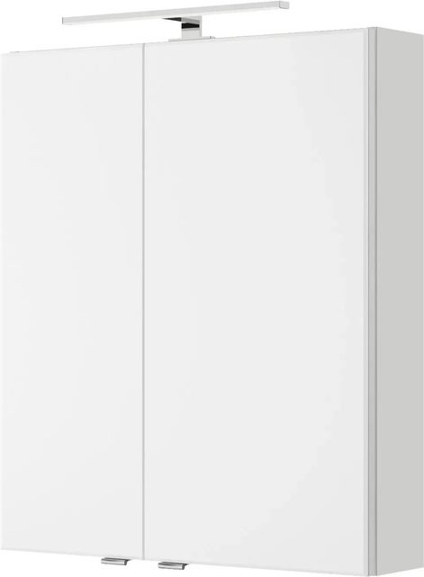 Pelipal Spiegelschrank Serie 4035 Weiß Glänzend mit Soft-Close-Türen und Wandmontage, Breite: 60 cm - Bild 1