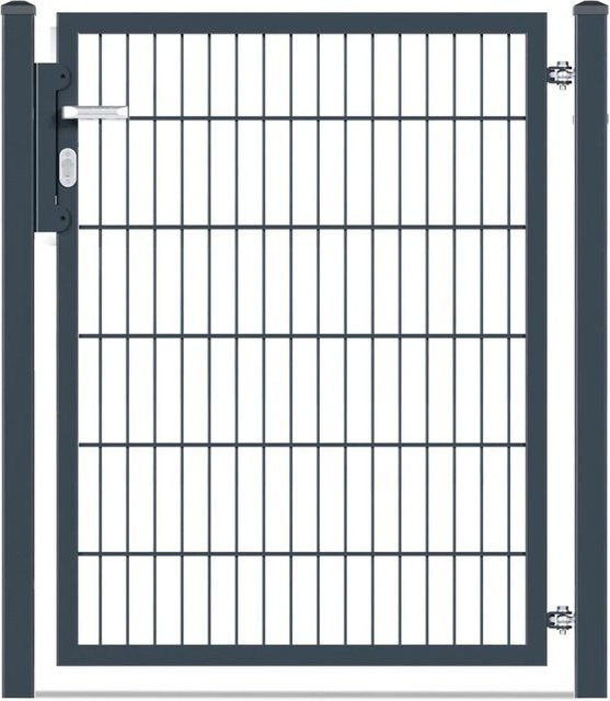 Deutsche Zauntechnik Gartentor Vario Basic DS in Anthrazit, B: 100 cm, H: 120 cm - Bild 1
