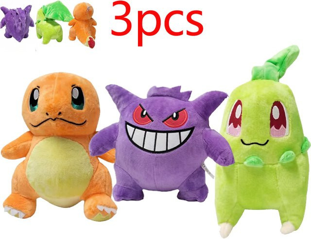 DUODUOBAO Pokémon Plüsch-Spielzeug Pikachu Charizard Gengar Squirtle Espeon Glaceon Umbreon, Plüschpuppe - Bild 1