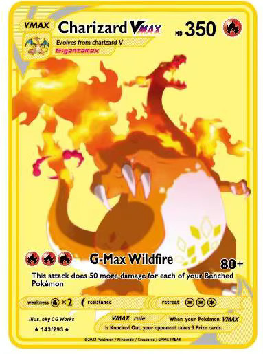 Bandai Pokémon Vmax GX EV Karten, Metall, Englisch, Spielkartensammlung - Bild 2