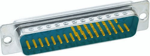 HARTING Steckverbinder 09 69 511 7432 09695117432 mit 43 Polen und Lötkelch in Silber - Bild 1