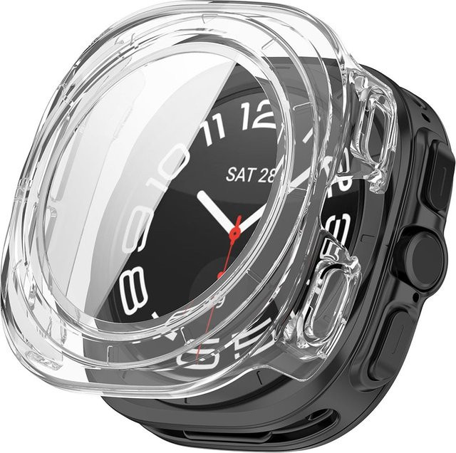 Techsuit Hülle für Samsung Galaxy Watch Ultra2, Defense360 Pro, transparent - Bild 1