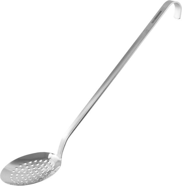 FMprofessional Profi-Abseihlöffel Sieb aus Edelstahl in Silber, Durchmesser: 40 cm - Bild 1