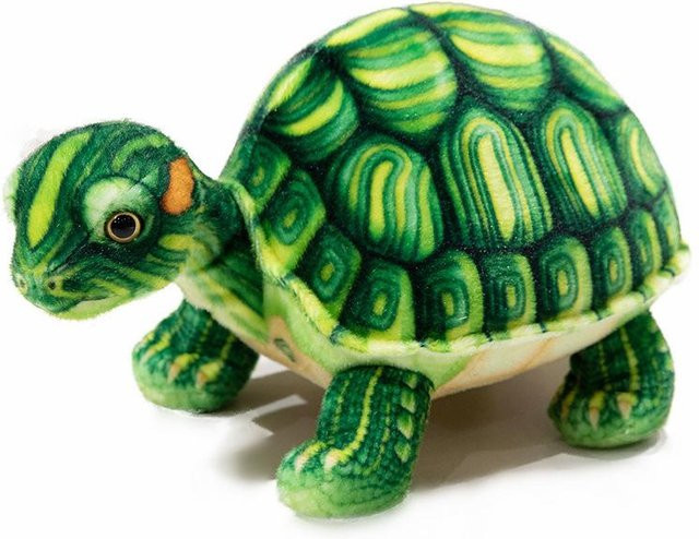 Grüne Schildkrötenpuppe, Plüschtier, 32cm - Bild 1