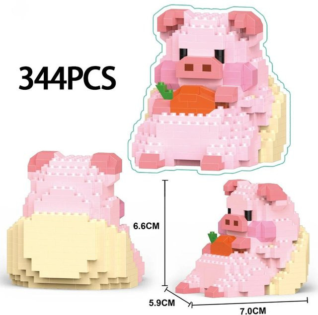 Binchi Keji Travel Mini süßes Schwein, Micro Bausteine, ab 6 Jahren - Bild 1
